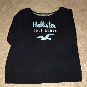 Vintage Navy blue Hollister crewneck